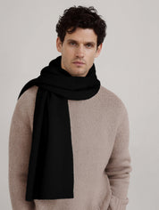 Kaschmirblend Herren Chunky Scarf
