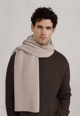 Kaschmirblend Herren Chunky Scarf