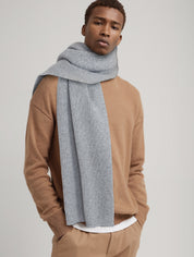 Kaschmirblend Herren Chunky Scarf