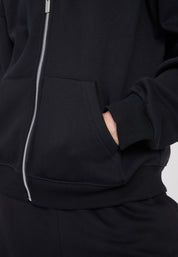 Zip Hoodie - black