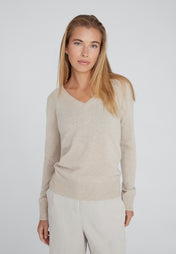 Vneck - sand