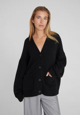 Kaschmirblend Oversized Cardigan