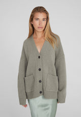 Kaschmirblend Oversized Cardigan