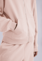 Zip Hoodie - baby pink