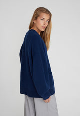 Kaschmirblend Oversized Cardigan
