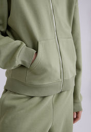 Zip Hoodie - olive