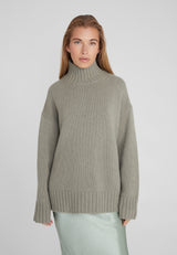 Kaschmirblend Oversized Boxy Turtleneck