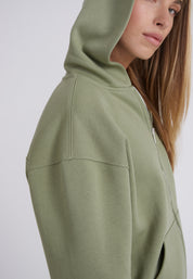 Zip Hoodie - olive
