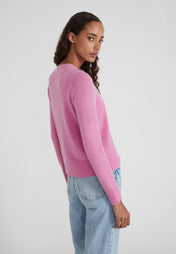 Rundhalspullover - candy pink