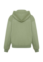 Zip Hoodie - olive