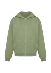 Zip Hoodie - olive