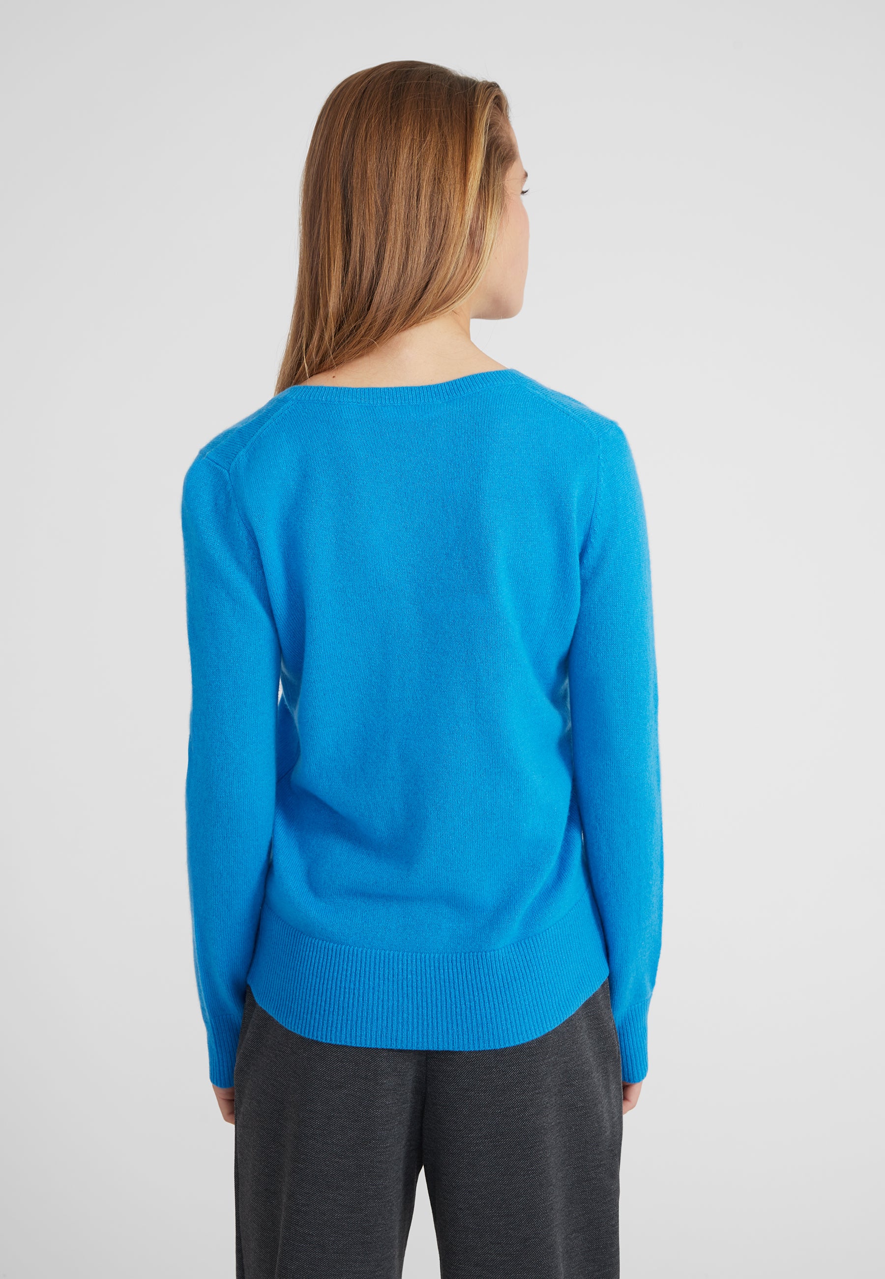 Vneck - fancy blue