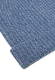 Classic Beanie - blue melange