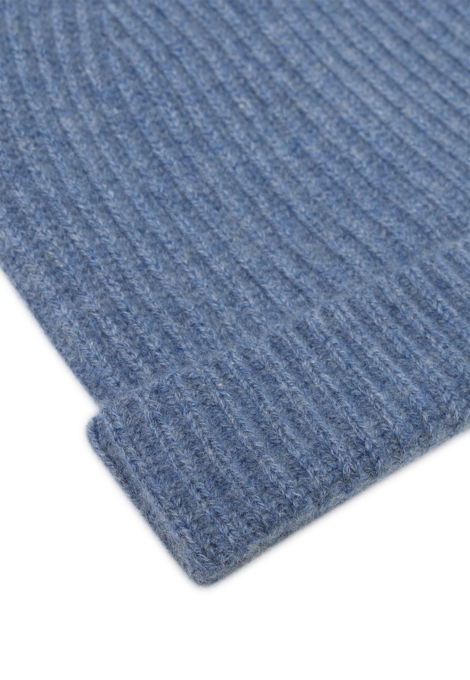 Classic Beanie - blue melange