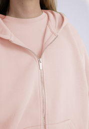 Zip Hoodie - baby pink