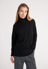 Oversized turtleneck sweater