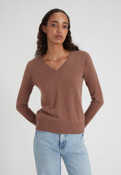 Vneck - mocha