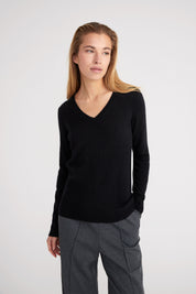 Vneck - black