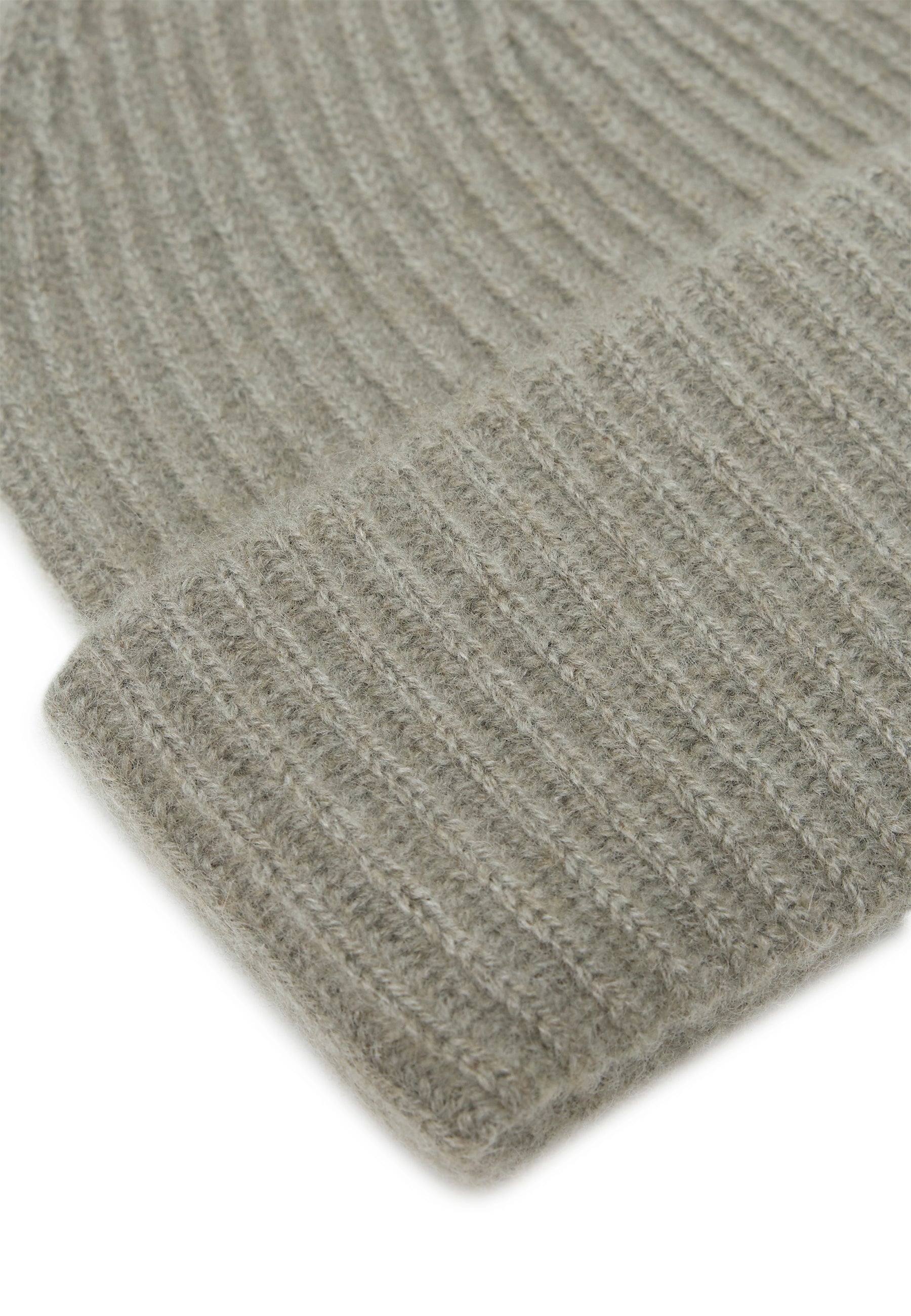Chunky Beanie - olive melange