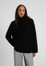 Kaschmirblend Oversized Boxy Turtleneck