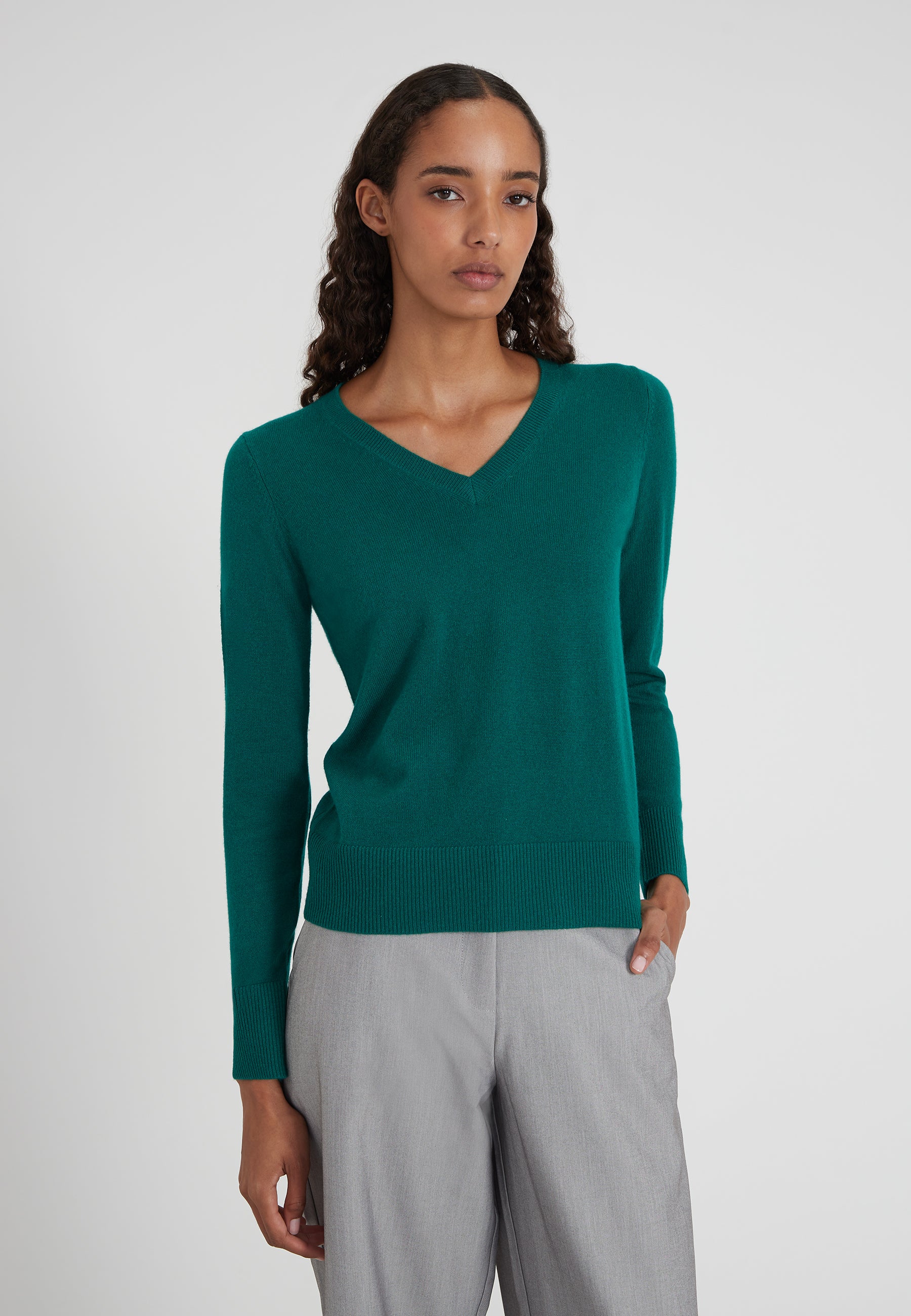 Vneck - forest