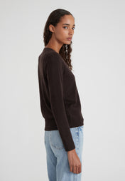 Vneck - coffee