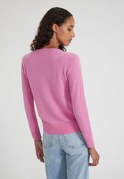 Vneck - candy pink