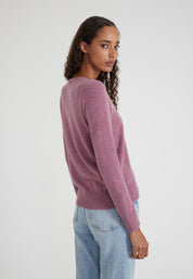 Vneck - dull rose