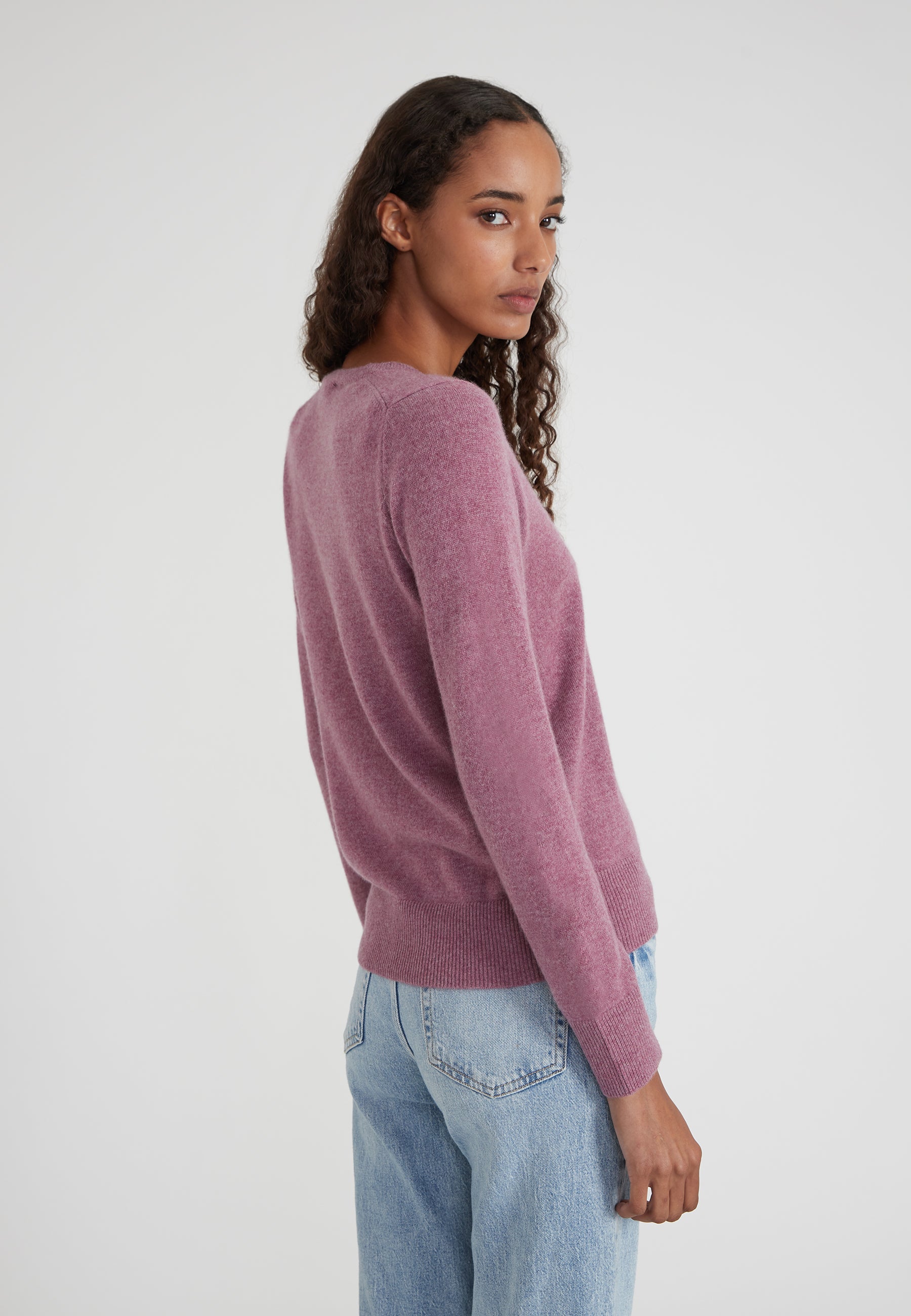 Vneck - dull rose