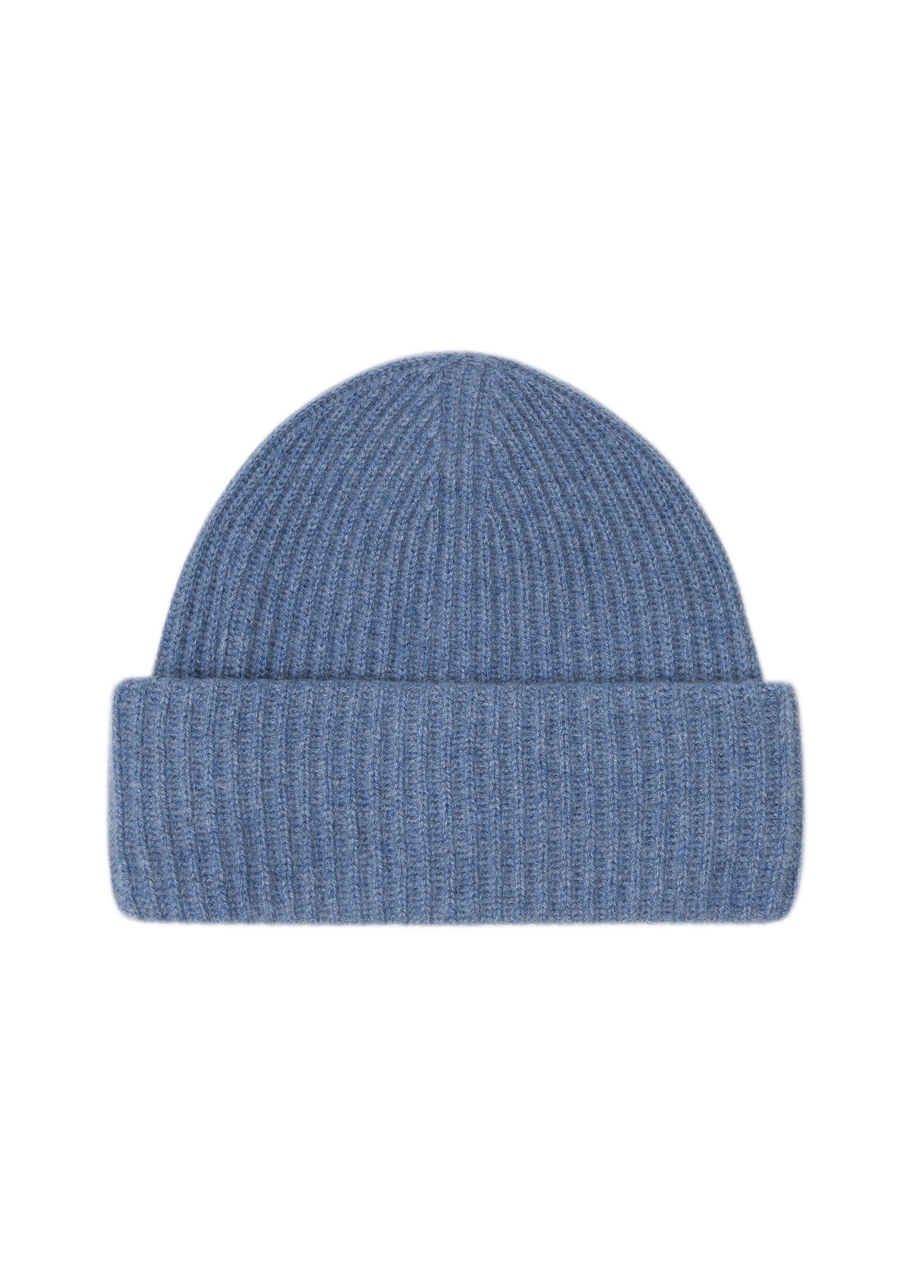 Chunky Beanie - blue melange