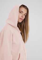 Zip Hoodie - baby pink