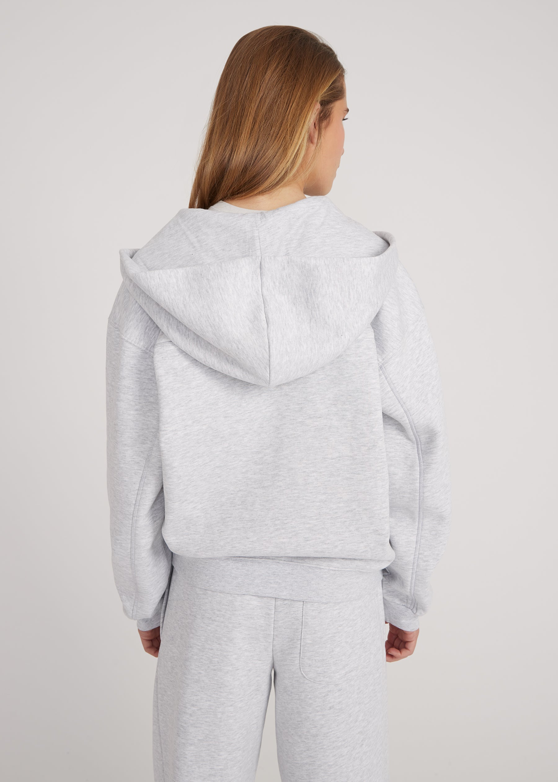 Zip Hoodie - light grey