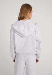 Zip Hoodie - light grey