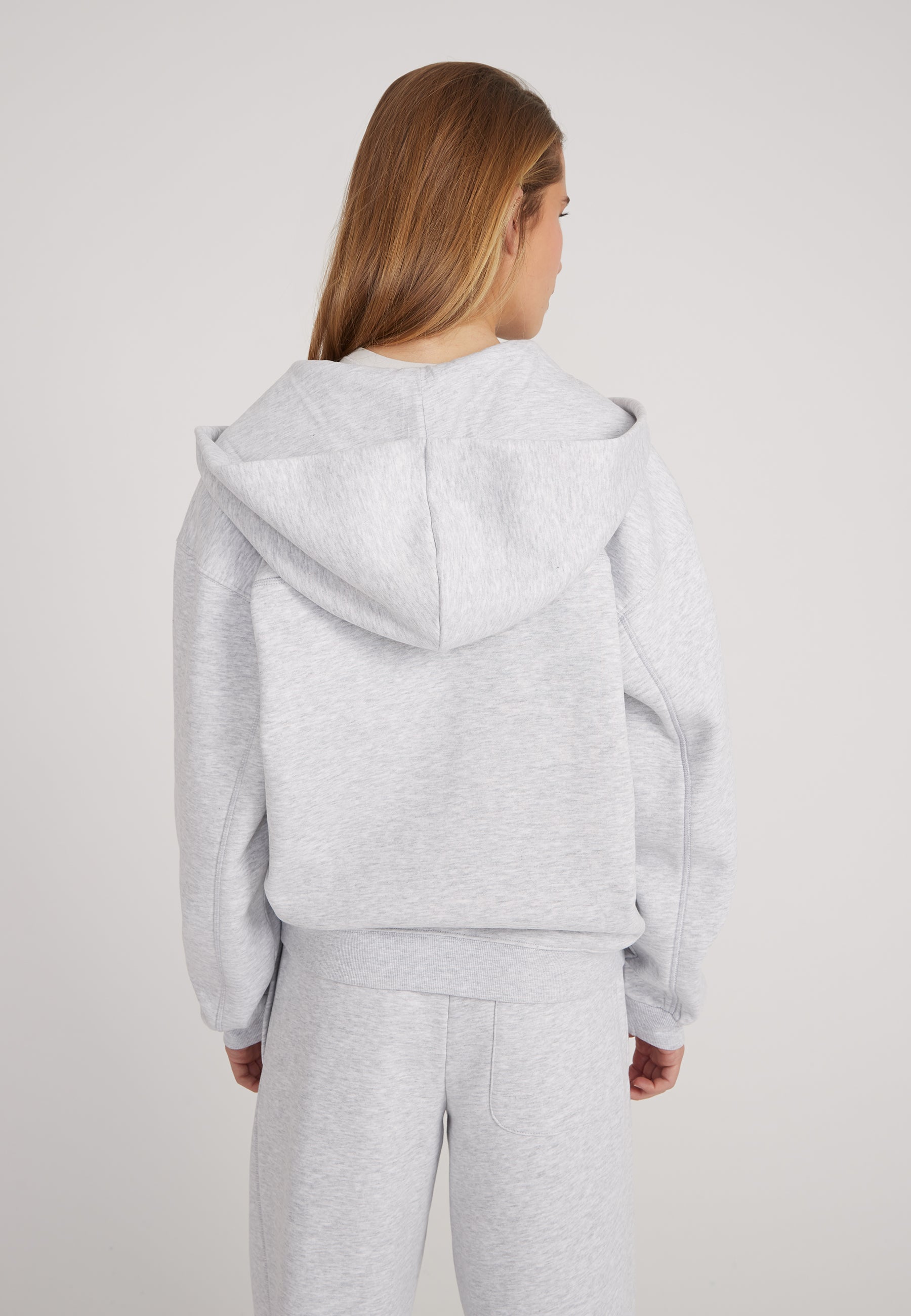 Zip Hoodie - light grey