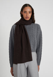 scarf - coffee