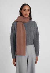 scarf - mocha