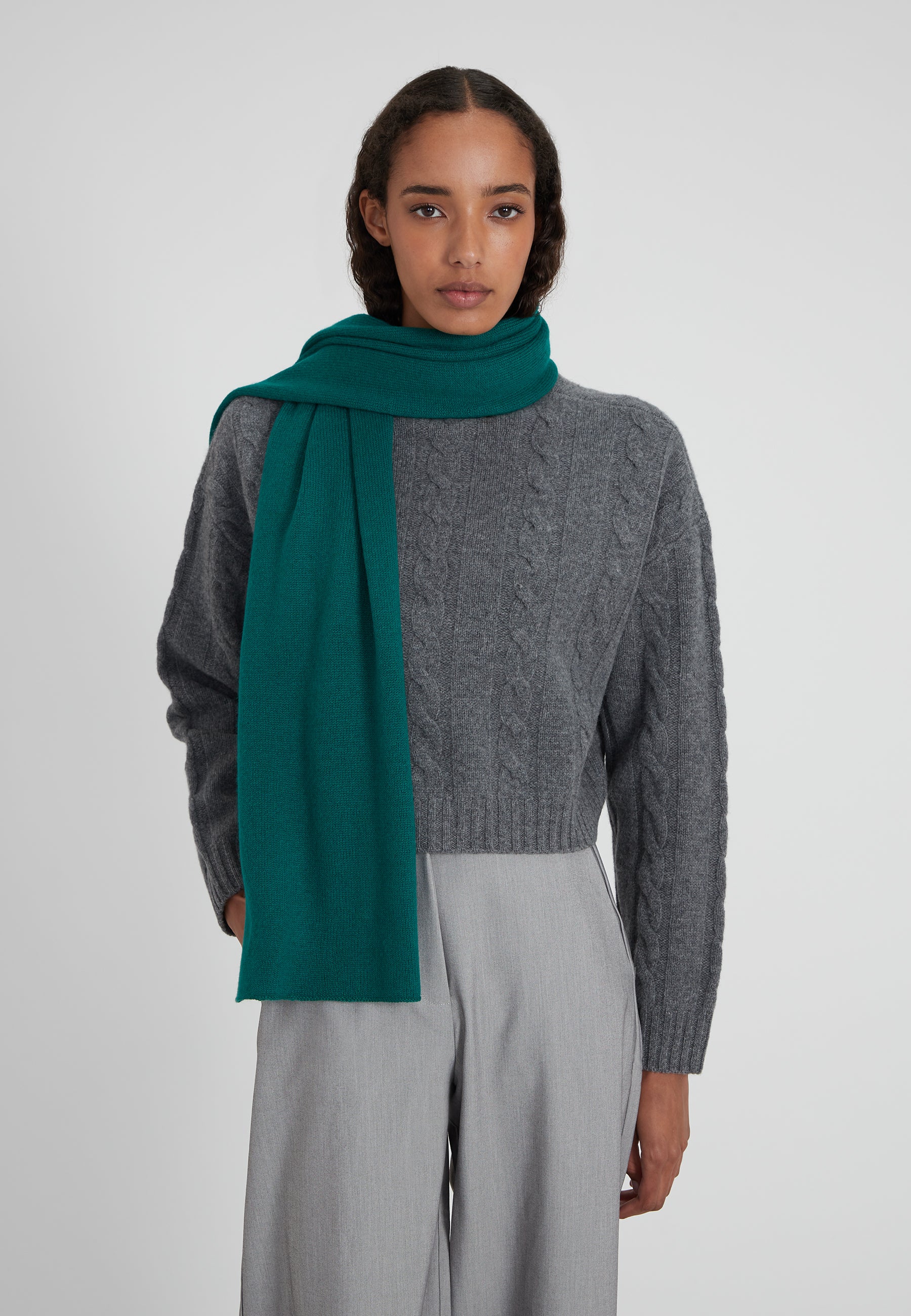 scarf - forest