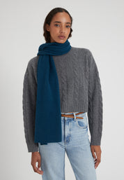 scarf - dark slate blue