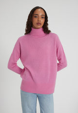 Oversized turtleneck sweater