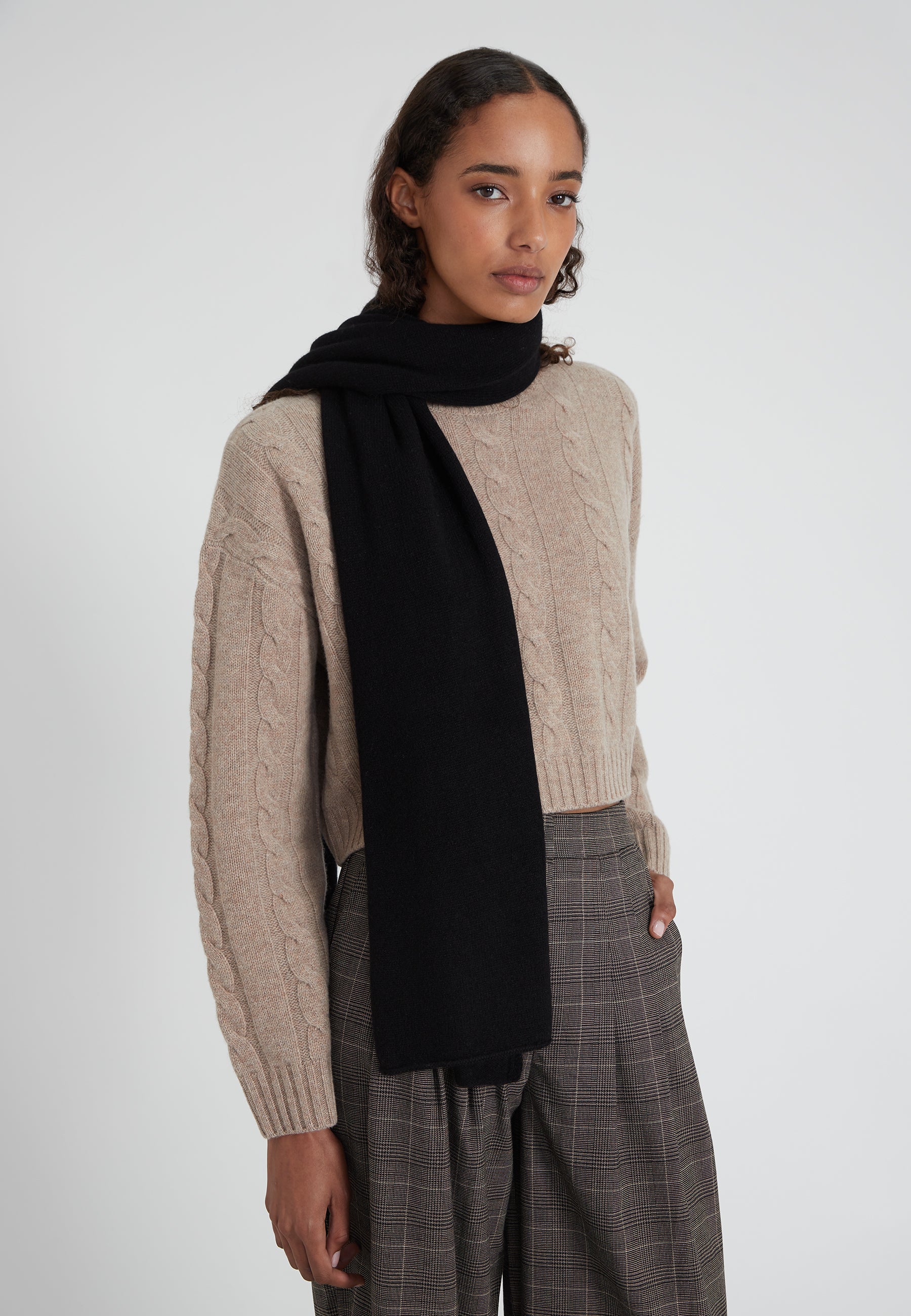scarf - black