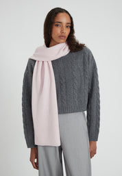 scarf - pastel pink
