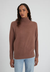Oversized turtleneck sweater
