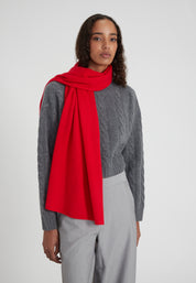 scarf - crimson