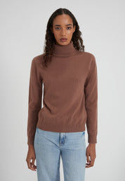 Classic Rollkragenpullover- mocha
