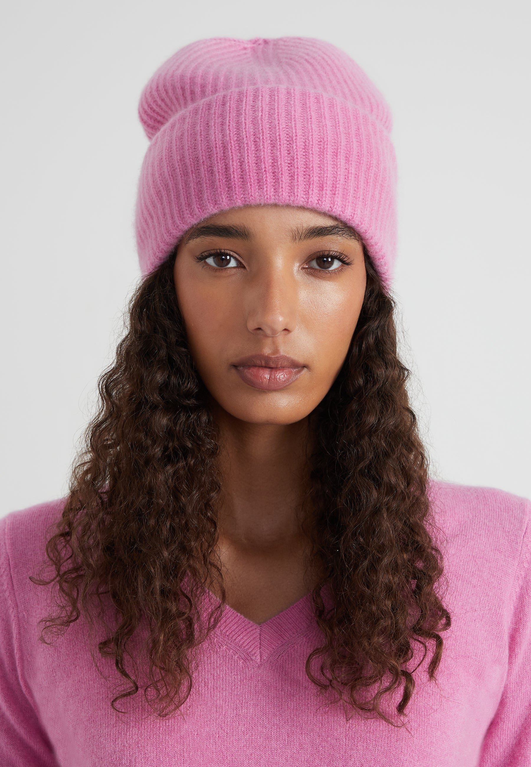 Chunky Beanie - candy pink