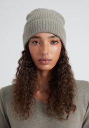 Classic Beanie - olive melange