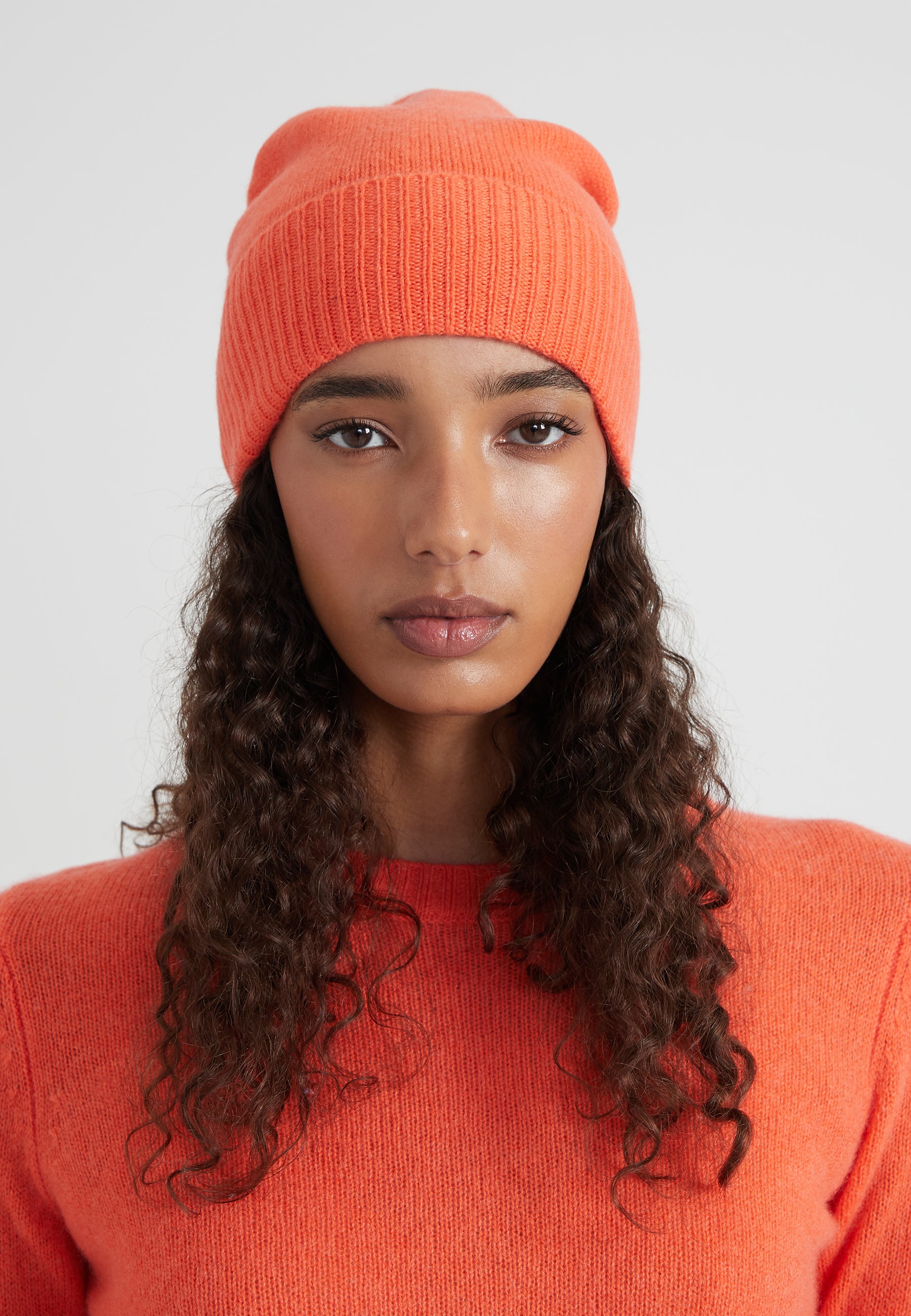 sports beanie - marigold