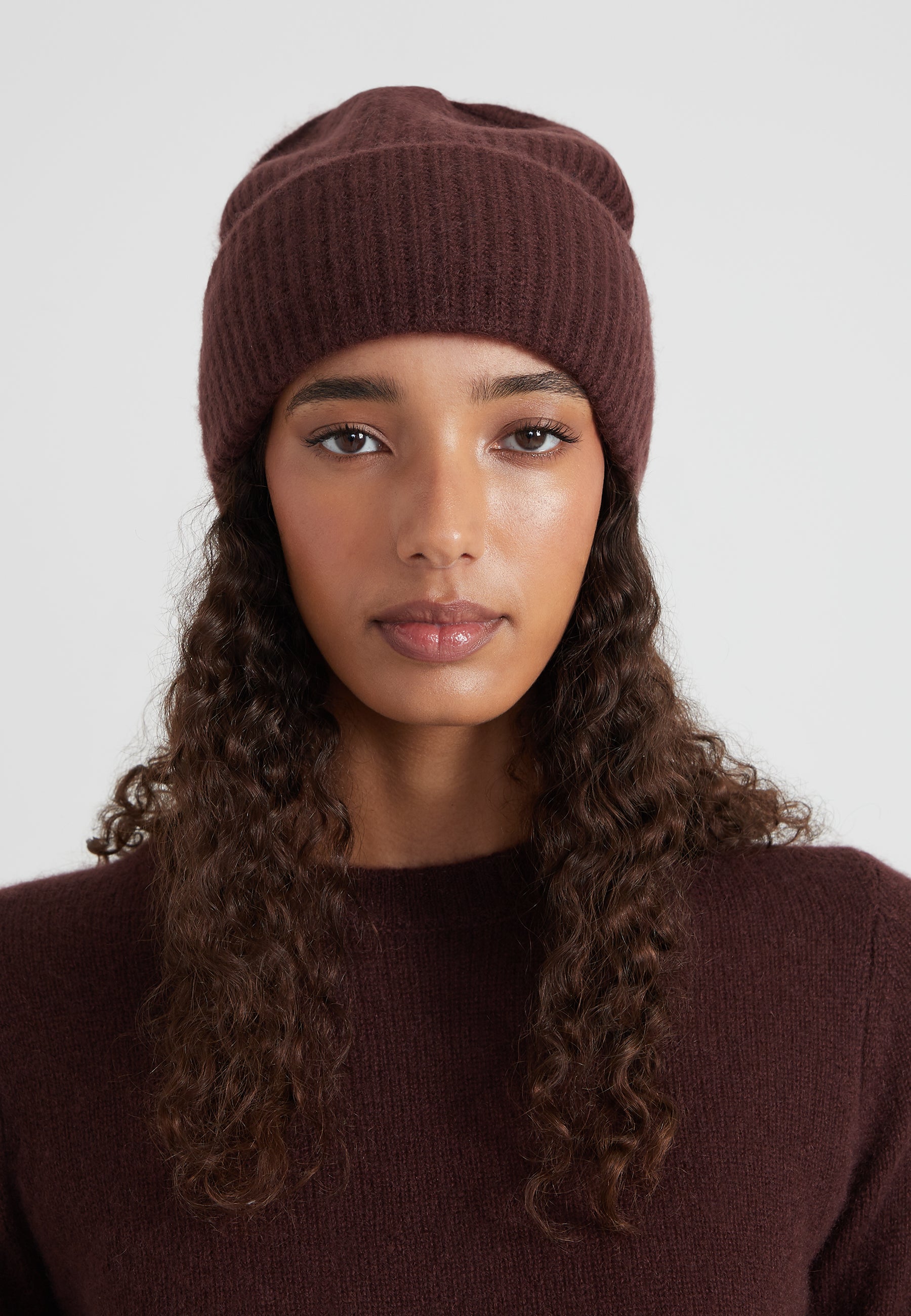 Chunky Beanie - chocolate