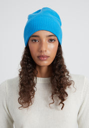 sports beanie - fancy blue