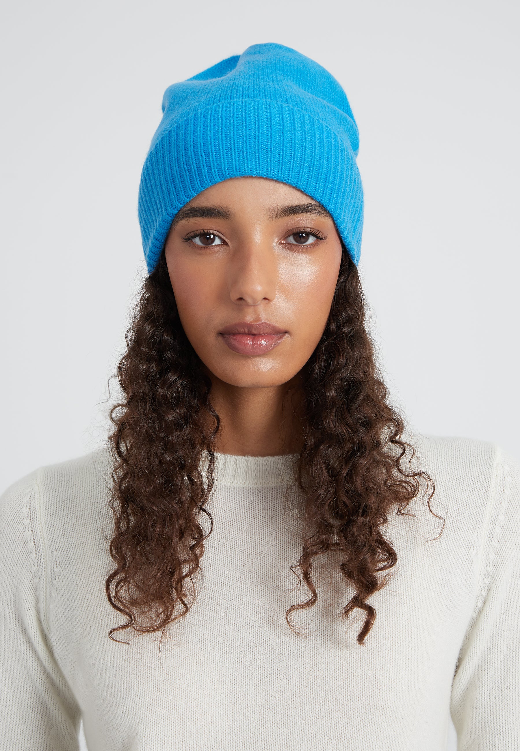 sports beanie - fancy blue